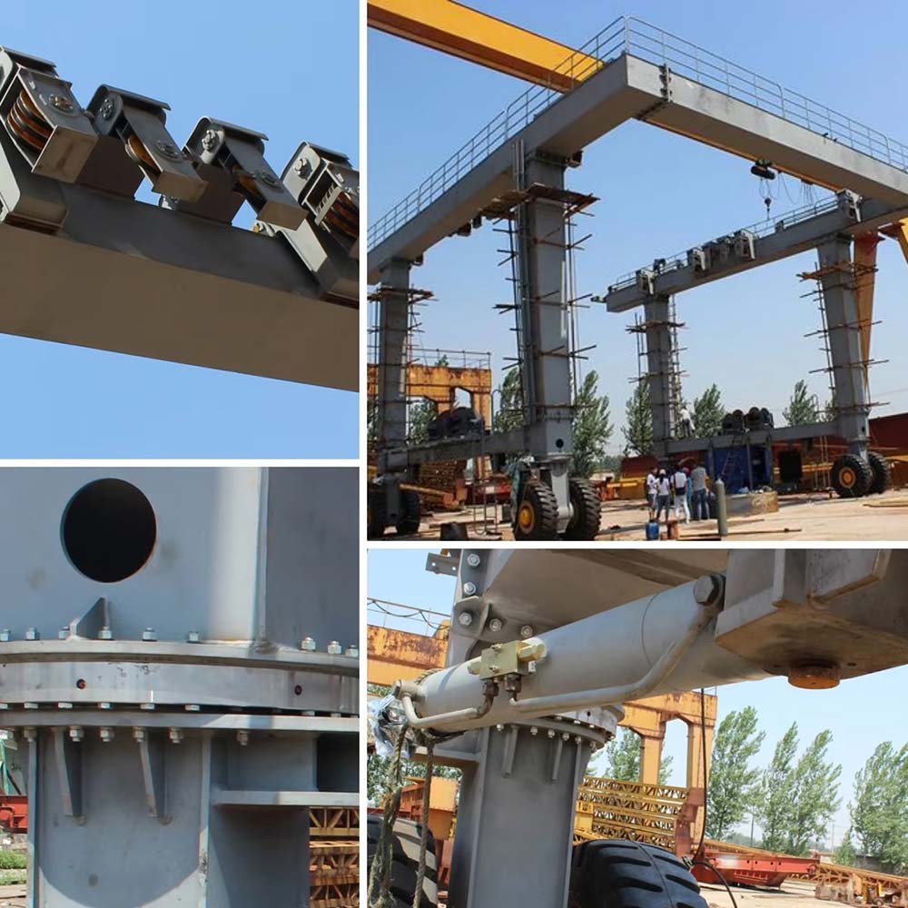 Мобильный лодочный подъемный кран