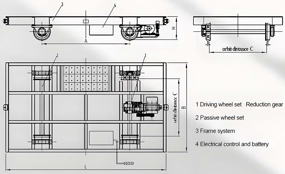 Эскиз трансферной тележки