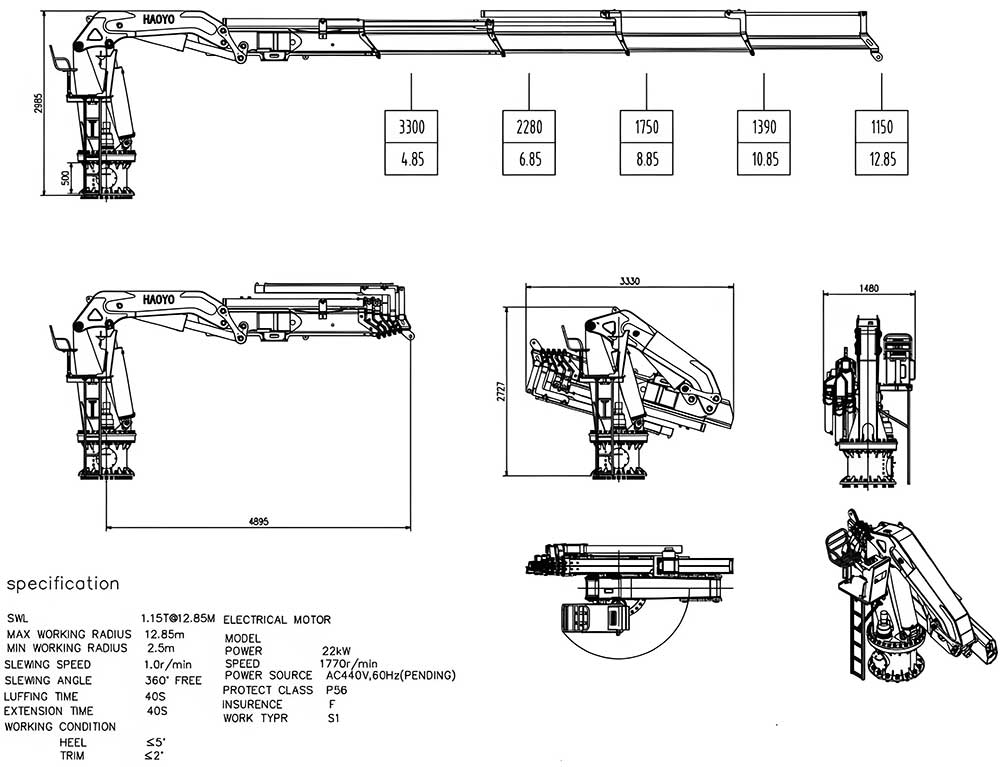 Палубный Кран На Корабле