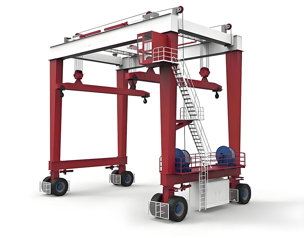 Козловой Кран С Резиновыми Шинами