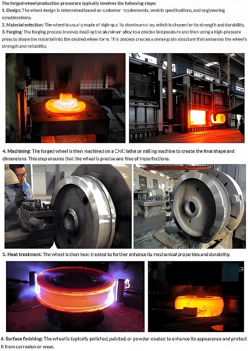 Детали кованого кранового колеса