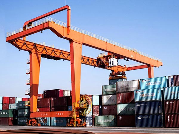 Рельсовый Контейнерный Козловой Кран