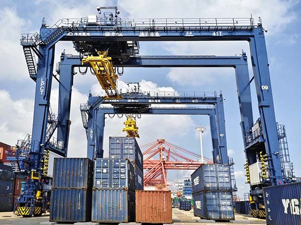 Рельсовый Контейнерный Козловой Кран