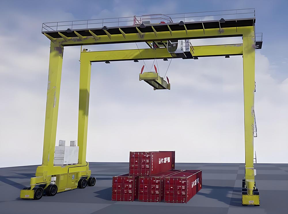 Контейнерный Козловой Кран