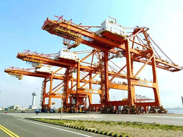 Портовый Грузовой Козловой Кран