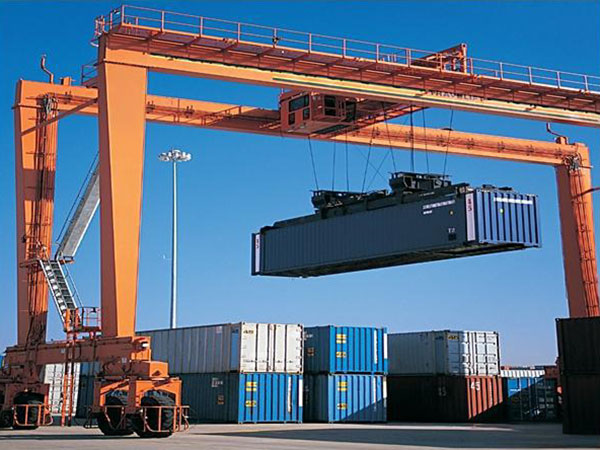 Портовый Грузовой Козловой Кран