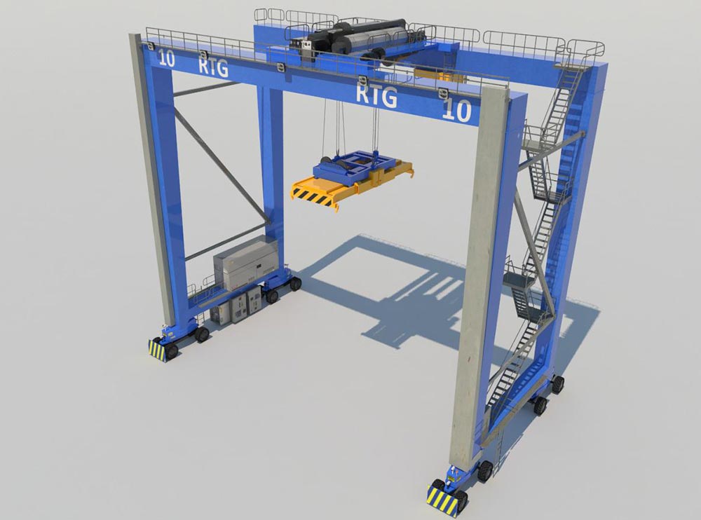 Электрические Козловые Краны На Резиновых Колесах
